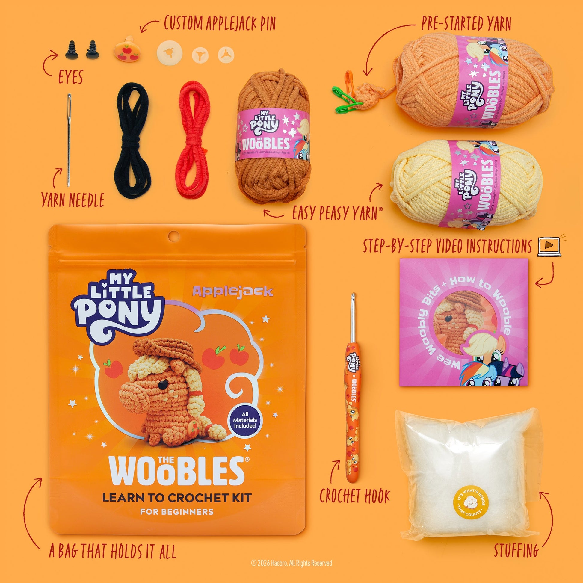 Applejack Crochet Kit